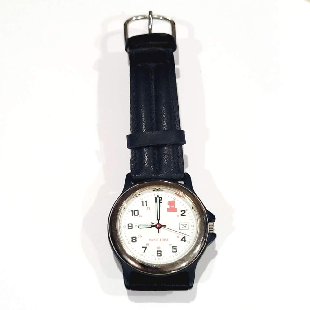 Vintage Collectible VH1 Watch Unisex Leather Band Watch